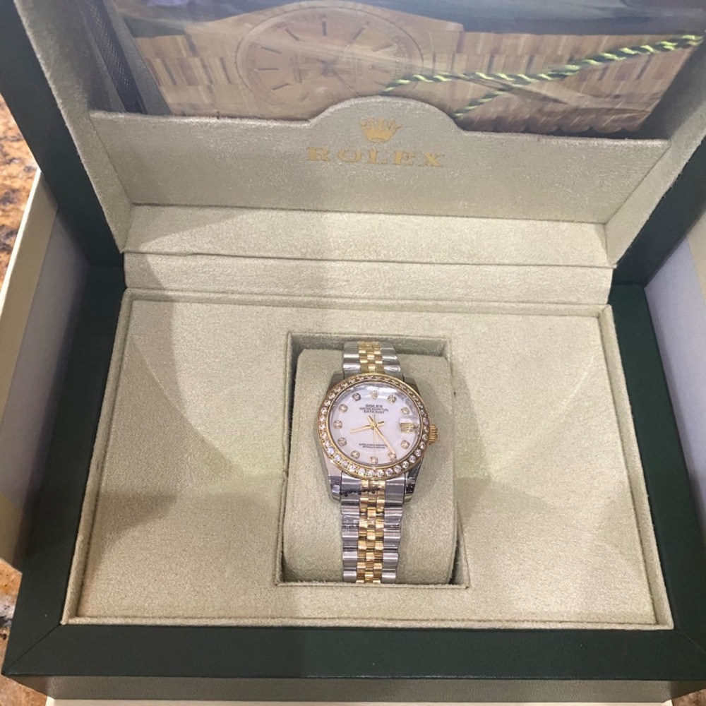 Brand new two tone watch